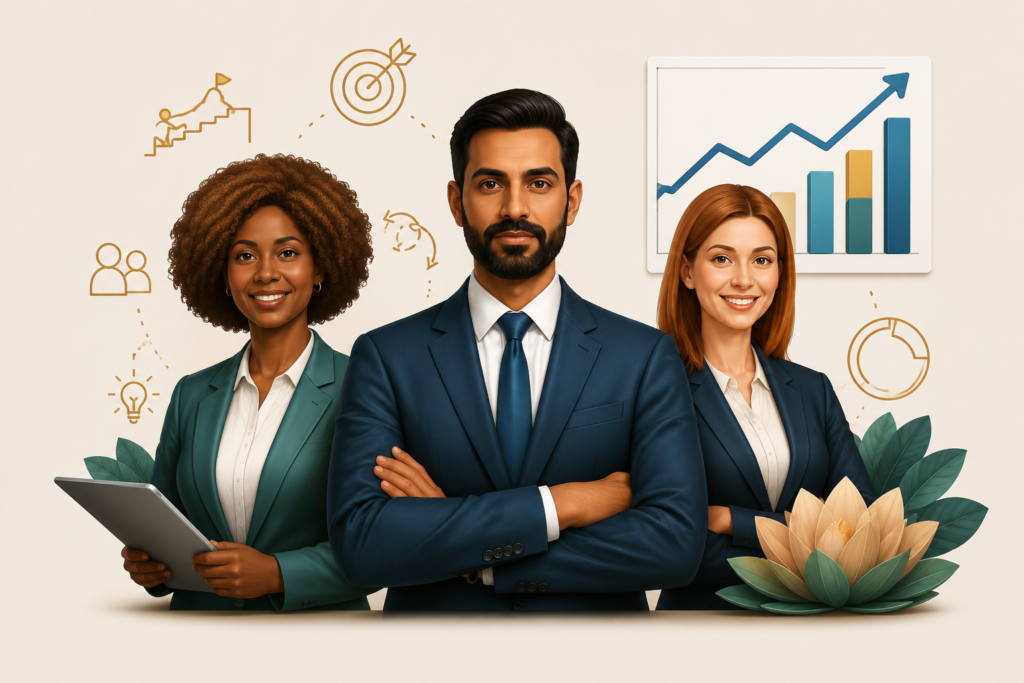 A picture representing corporate growth.